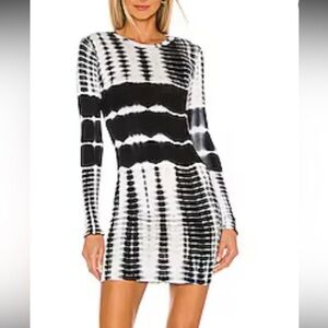 REVOLVE Monochrome Long Sleeve Dress